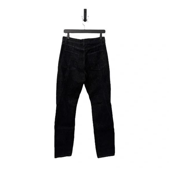 NWOT ZARA Slim High-Waisted Paneled Black Jeans - Picture 2 of 4